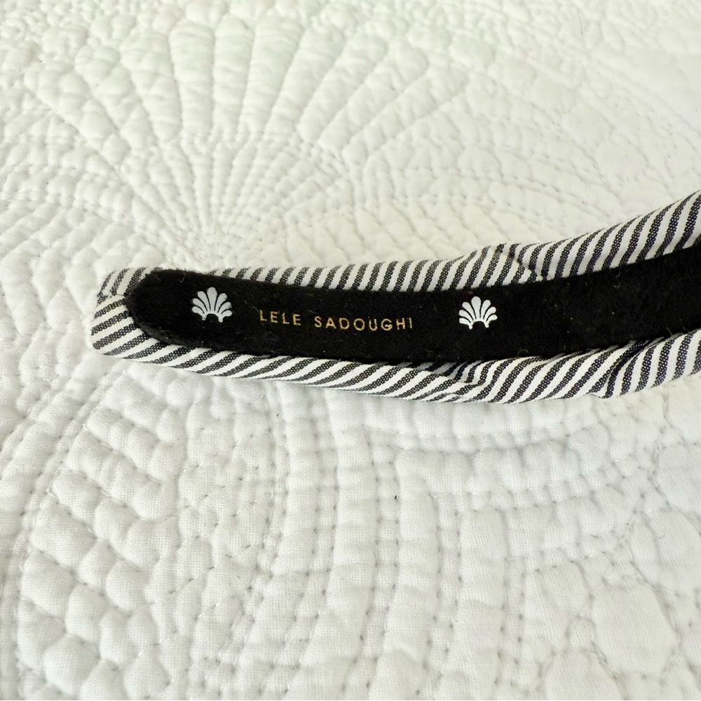 Lele Sadoughi Mom & Daughter Headband Set NWT Stripe Bow & Knot Bundle - Picture 6 of 11